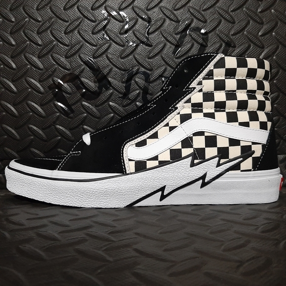 Vans Sk8-Hi Bolt "lightning bolt Checkerboard" VN0A5JIVA04 - Picture 3 of 12